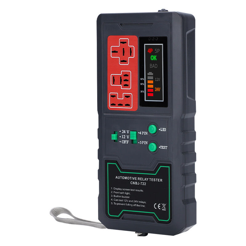foto del prodotto gotrays tester rel per auto, spina usa da 100 v a 240 v, spina di conversione ue da 125 v a 250 v, per manutenzione auto e moto