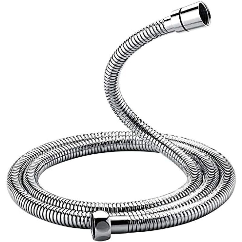 foto del prodotto gotrays tubo flessibile doccia universale g1 2 , 1,5 m , tubo flessibile doccia antipiega e antipiega, acciaio inossidabile cromo