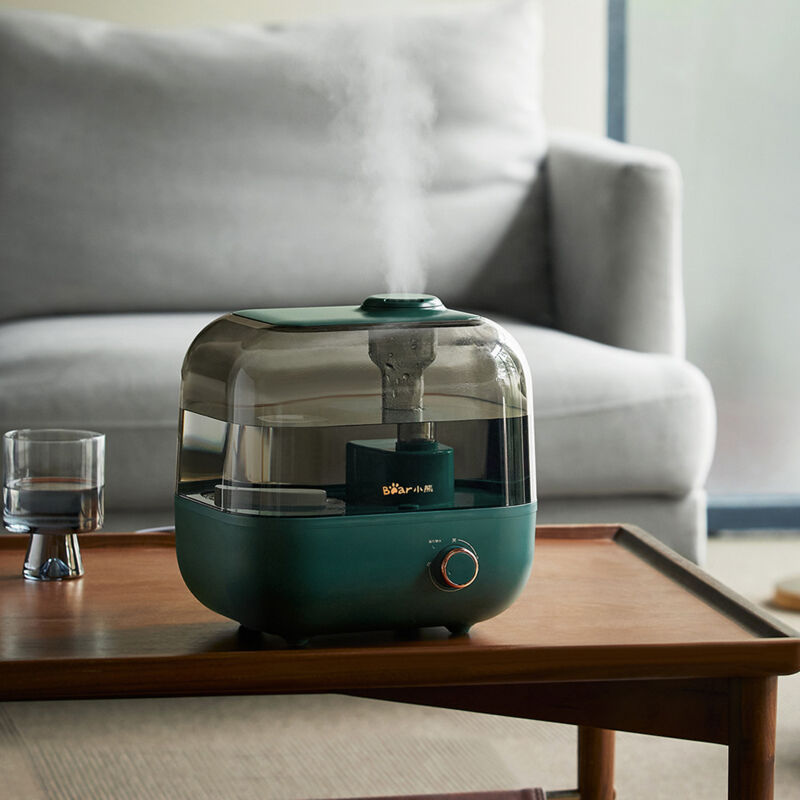 foto del prodotto gotrays umidificatore a riempimento dall alto da 5 litri, 28 db ultra silenzioso, adatto a bambini e piante, fino a 35 ore, con disco diffusore di