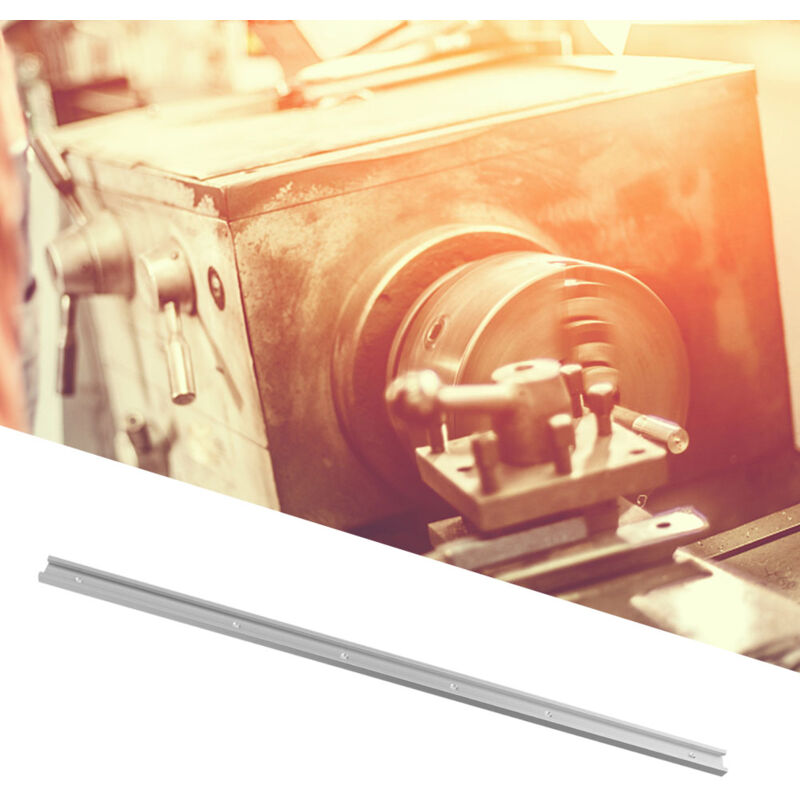 foto del prodotto goulotte, poign e de pouss e universelle, rainure en t, support goulotte de 1 mètre, avec vis en acier inoxydable, une pièce