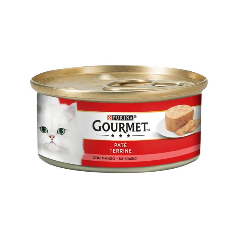 foto del prodotto gourmet gatto patè manzo 195 gr purina