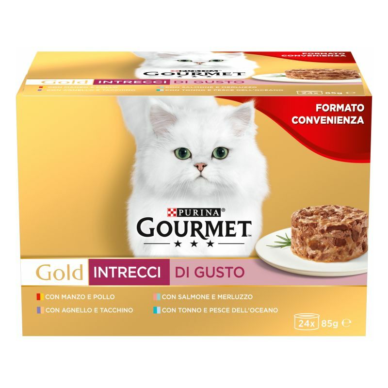 foto del prodotto gourmet gold multipack intrecci di gusto lattina 24 x 85gr
