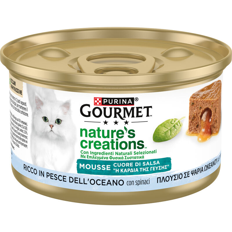 foto del prodotto gourmet nature s creations mousse con cuore in salsa da 85 gr