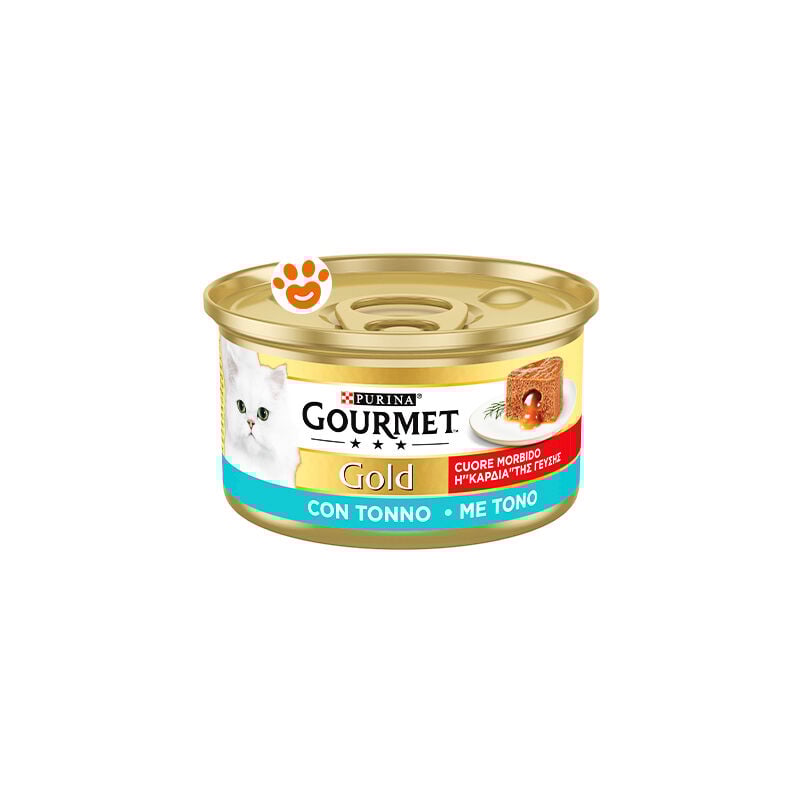 foto del prodotto gourmet purina cat gold cuore morbido tonno purina cat gold cuore morbido tonno lattina da 85 gr