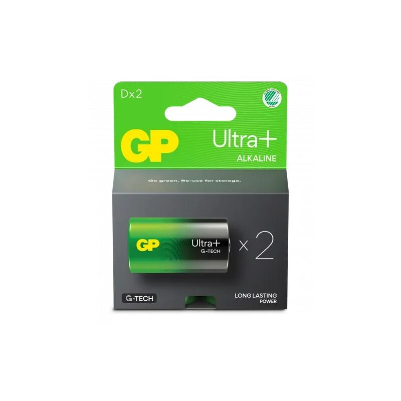 foto del prodotto gp batteries 151421 batterie gp ultra plus alcaline mezza torcia c 13 aup lr20 confezone da 2 batterie