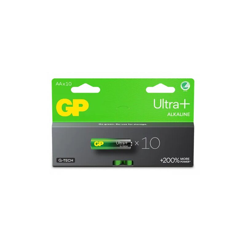 foto del prodotto gp batteries 151441 batterie gp ultra plus alcaline stilo aa 15 aup lr6 confezone da 10 batterie