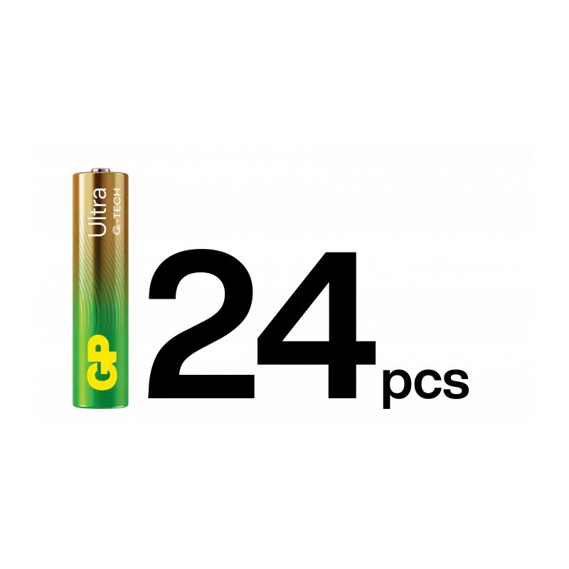 foto del prodotto gp batteries 151446 batterie gp super alcaline ministilo aaa 24a lr03 confezione da 24 batterie