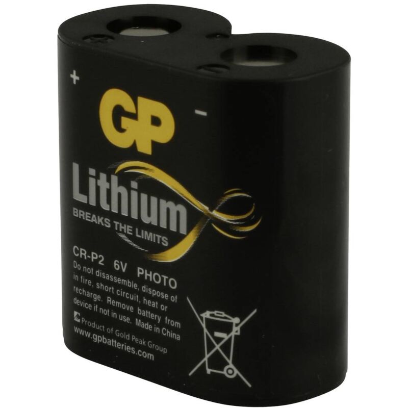 foto del prodotto gp batteries gp gpcrp2std093c1 batteria per fotocamera cr p 2 litio 6 v 1 pz.