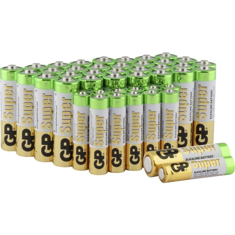 foto del prodotto gp gpsup15a24a904s44 kit batterie alcalina manganese 1.5 v 44 pz.