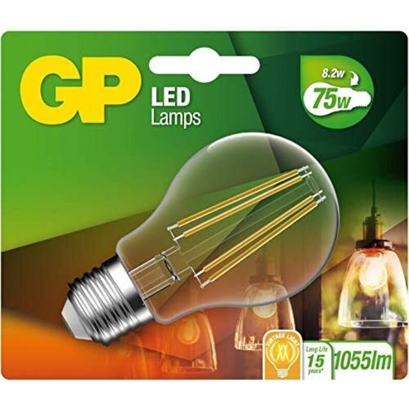 foto del prodotto gp lighting filament classic e27 led 8,2w 60w 806lm