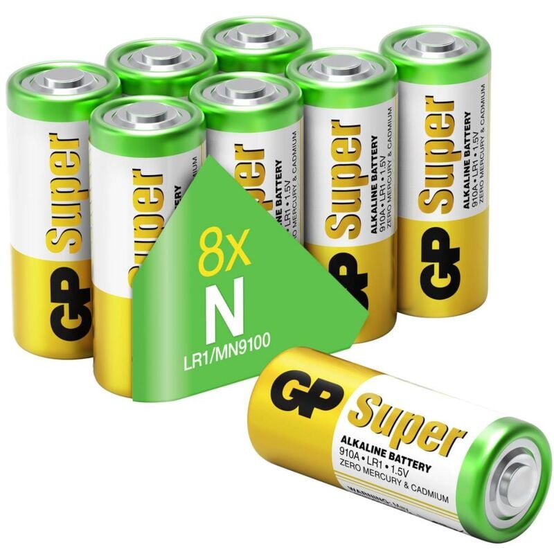 foto del prodotto gp super batteria n alcalina manganese 1.5 v 8 pz.