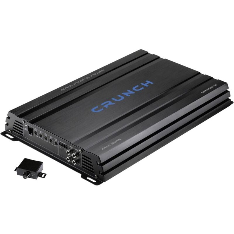 foto del prodotto gpx4400.1d amplificatore digitale a 1 canale 4400 w regolazione volume bassi alti adatto per marca auto unive crunch