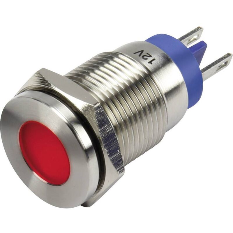 foto del prodotto gq16f-d/r/12v/n luce di segnalazione a led rosso 12 v/dc - tru components
