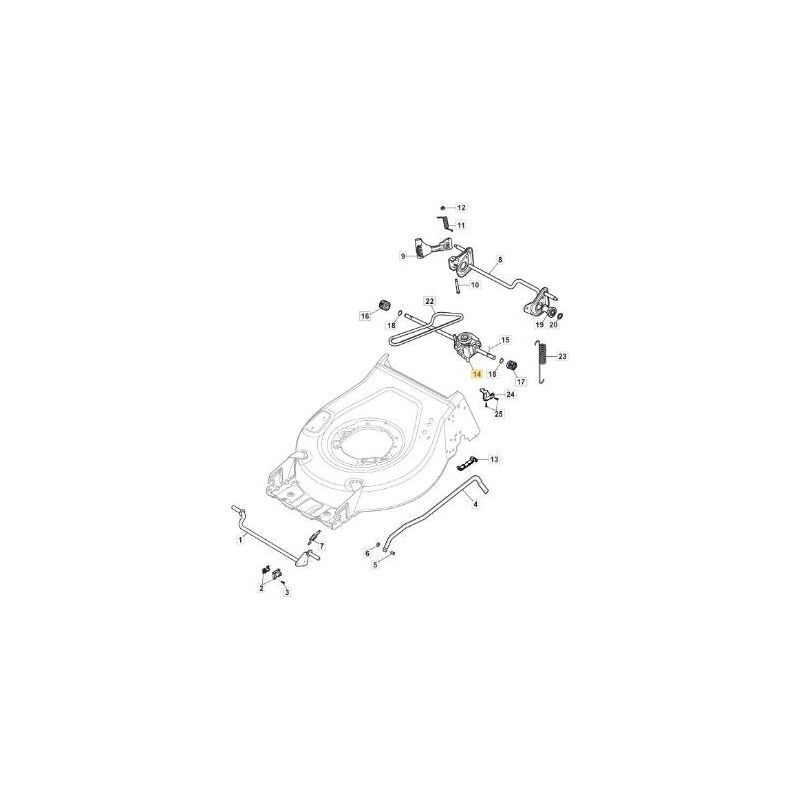 foto del prodotto gr.trazione difa dog clutch mono x cp1 originale stiga 181003140 0
