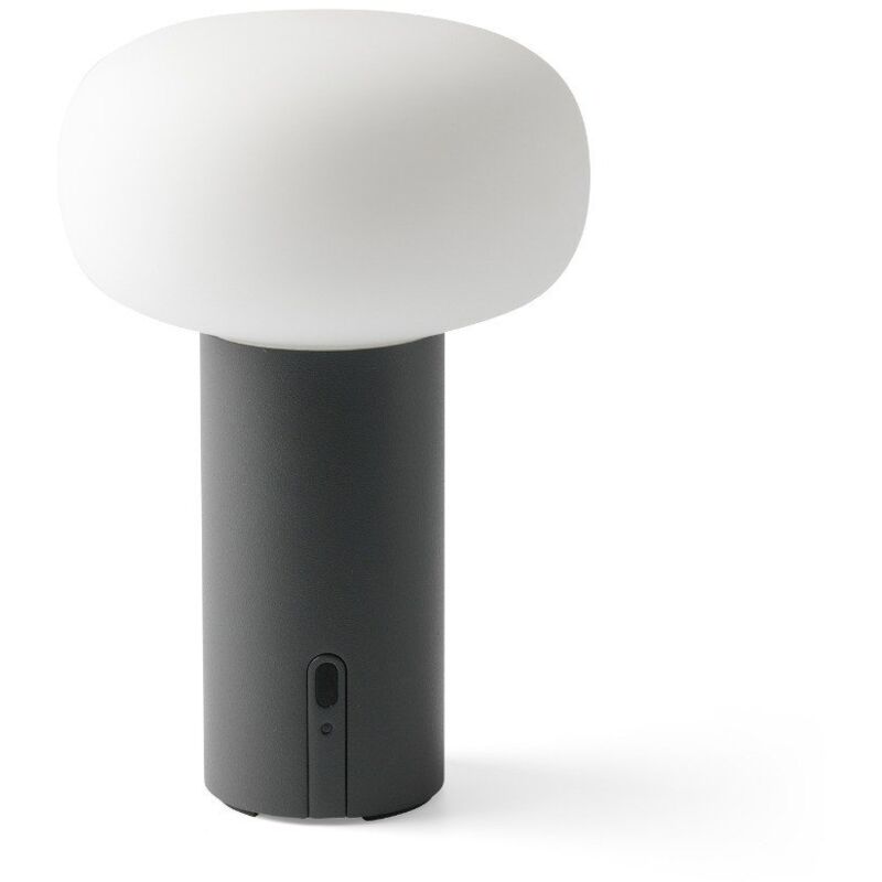 foto del prodotto grab lampada rgb ricaricabile portatile grigio scuro