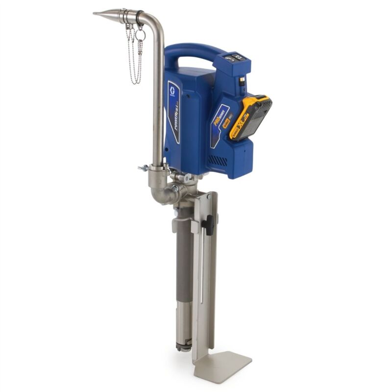foto del prodotto graco pompa di ricarica per cartongesso su batteria powerfill 3.5 pro series 230 v fornita con batteria dewalt 26b436