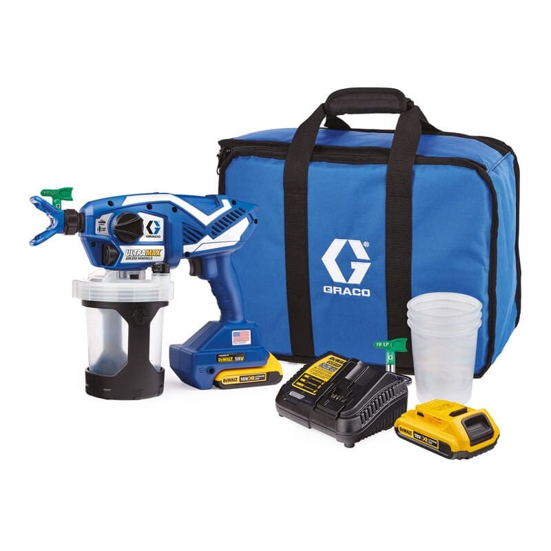 foto del prodotto graco spruzzatore airless portatile 17p258 138 bar 18v 2ah li ion