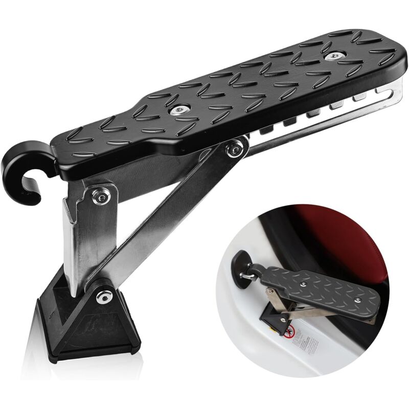 foto del prodotto gradino per portiera auto, pieghevole, con cuscinetto ammortizzatore, universale, per tetto auto, capacit di carico 250 kg, adatto per veicoli con