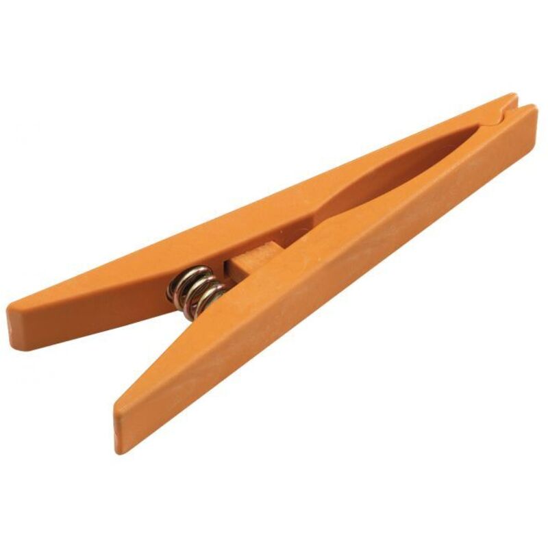 foto del prodotto graffa in plastica con isolamento di protezione, grande, 165 mm