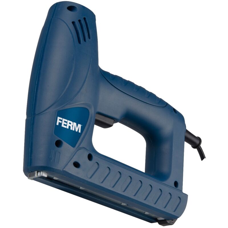 foto del prodotto graffatrice chiodatrice elettrica. include 400 punte 100 chiodi ferm