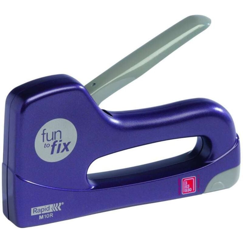 foto del prodotto graffatrice manuale m10r fun to fix graffe a filo fine 4 8mm rapid