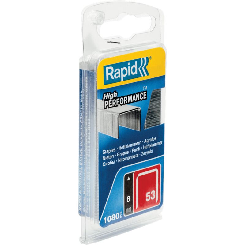 foto del prodotto graffe filo fine 53 scatola 1080 pz 8 mm