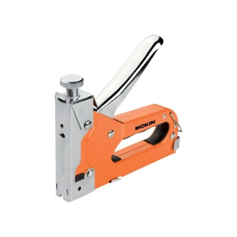 foto del prodotto graffettatrice spillatrice manuale in kit per legno con punti, chiodini e punti ad 'u