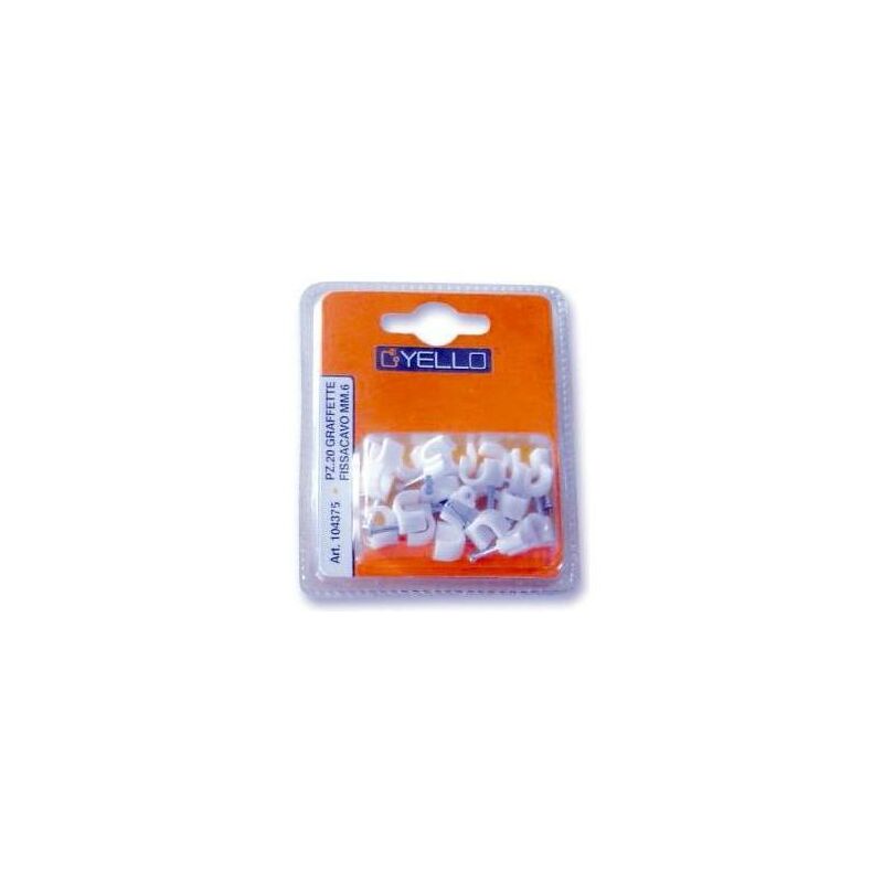 foto del prodotto graffette fissacavo tonde mm.5 cf.50pz.