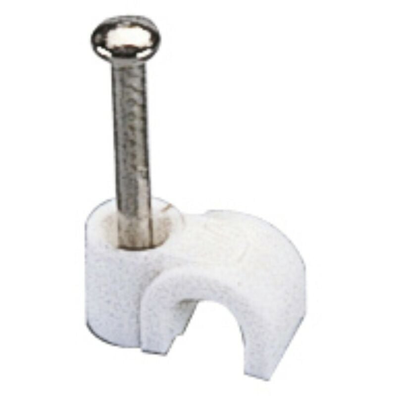 foto del prodotto graffette per cavo tondo diam. 3-4 mm 50 pezzi