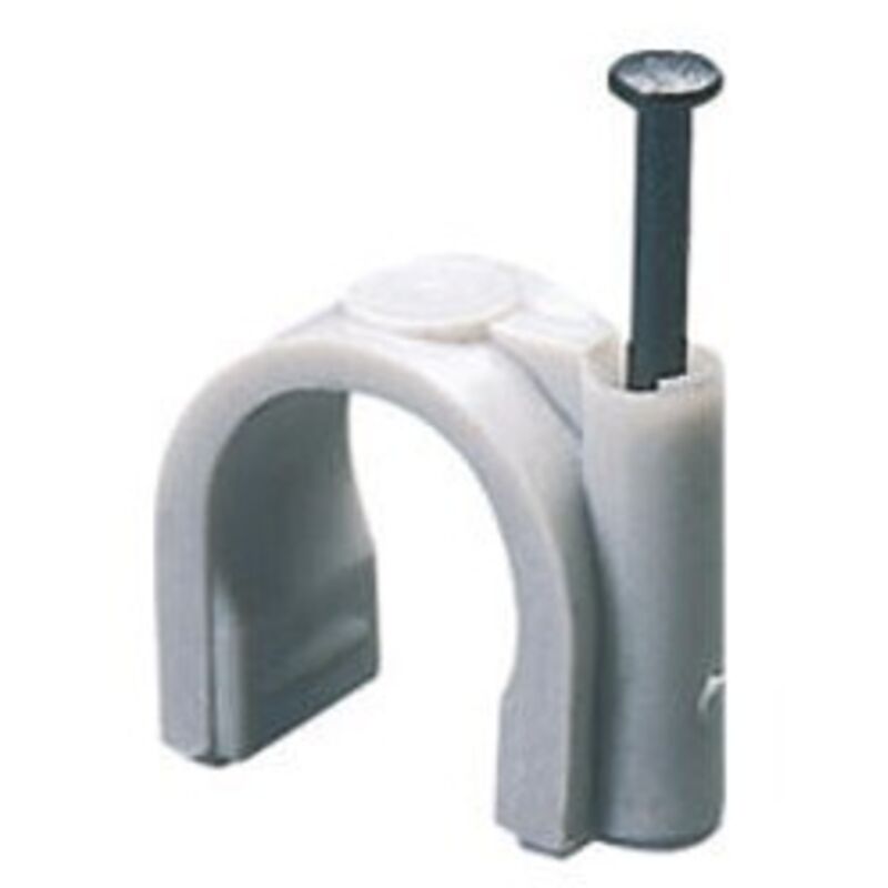 foto del prodotto graffette tonde con chiodo elettrocanali 7 - 8 mm 50 pz.