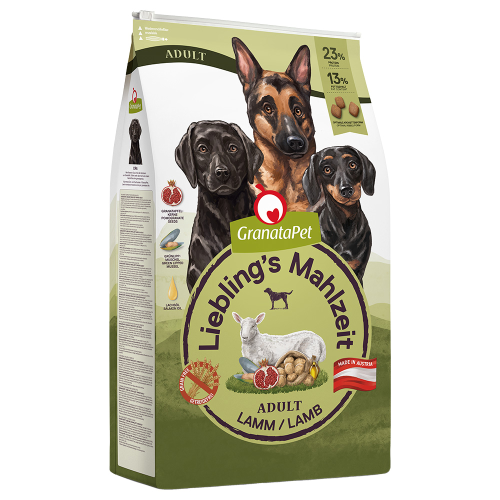 foto del prodotto granatapet adult agnello liebling s mahlzeit crocchette per cane 10 kg