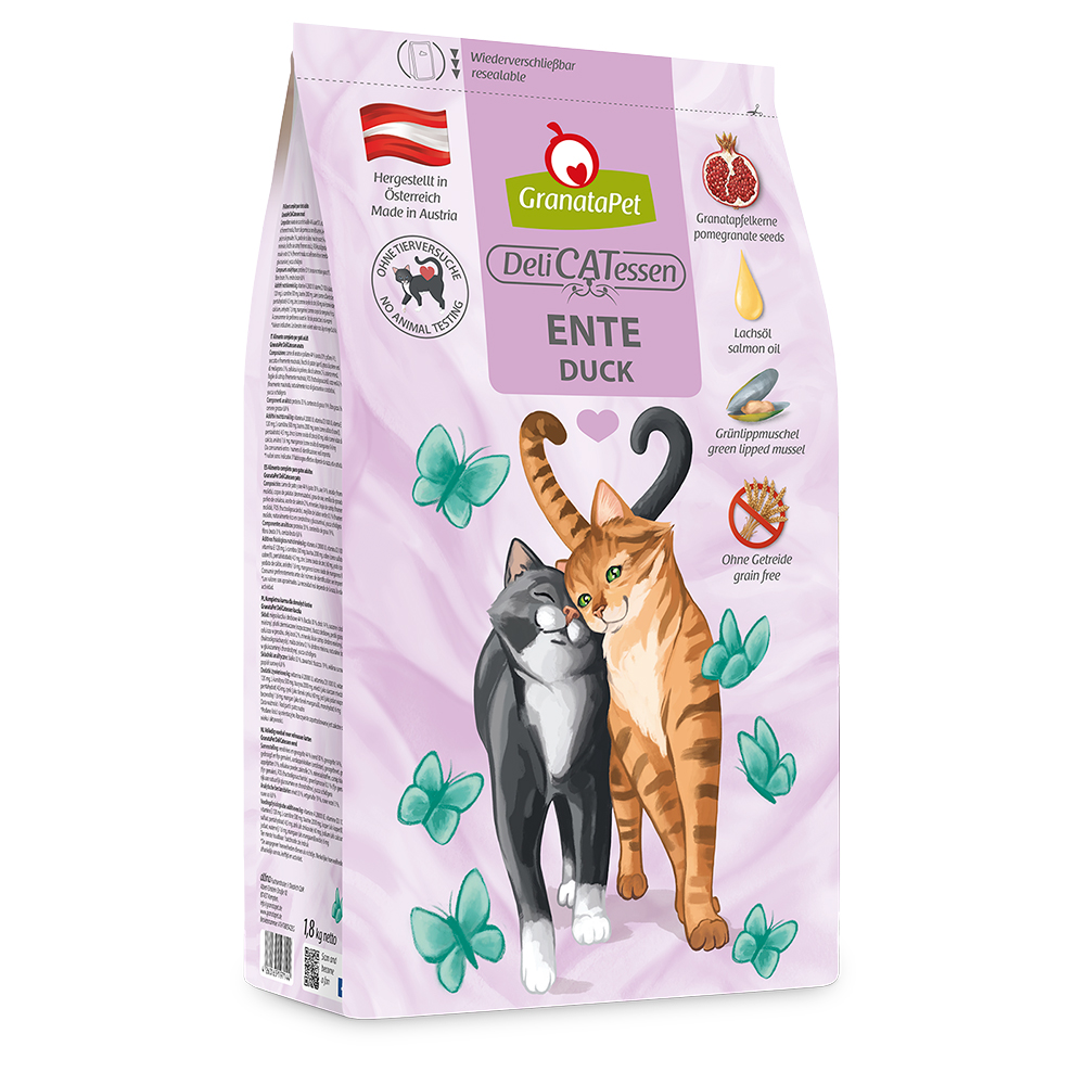 foto del prodotto granatapet delicatessen adult anatra 1,8 kg