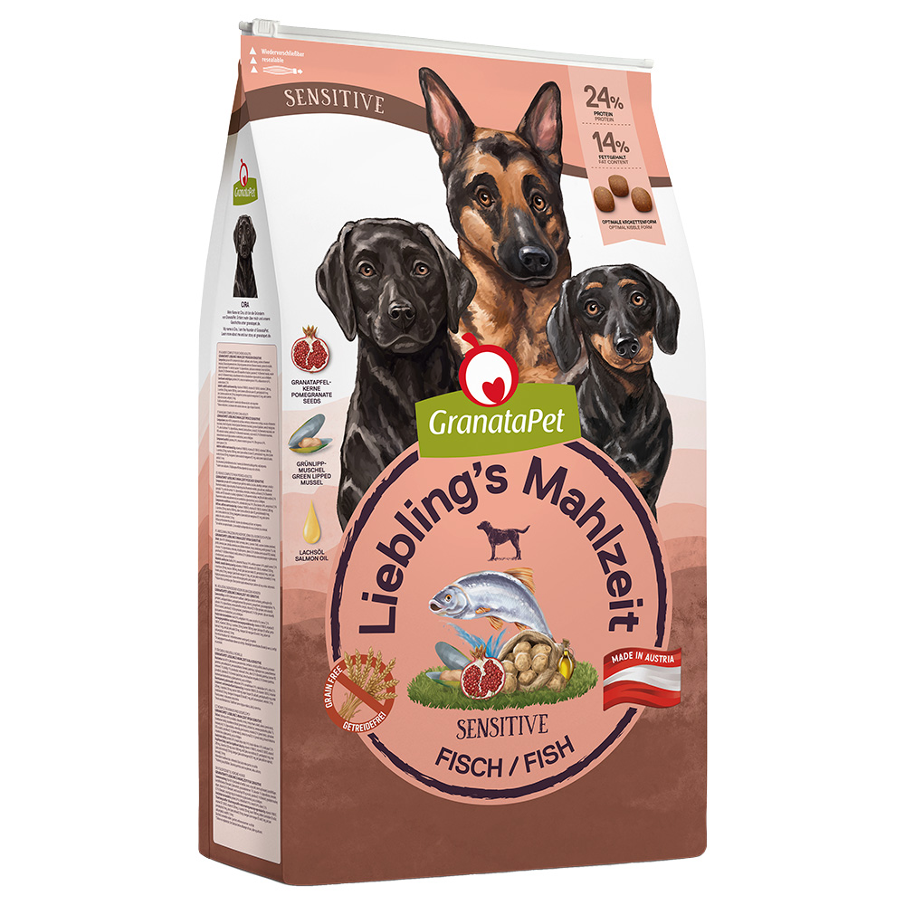 foto del prodotto granatapet liebling's mahlzeit adult sensitive con pesce - 10 kg