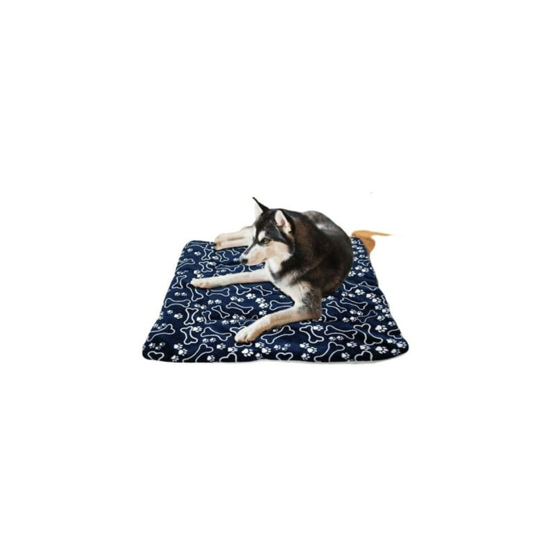 foto del prodotto grande e morbido tappetino riscaldante per cani e gatti, cuscino termico lavabile xl 100 x 75 cm bebusingoto