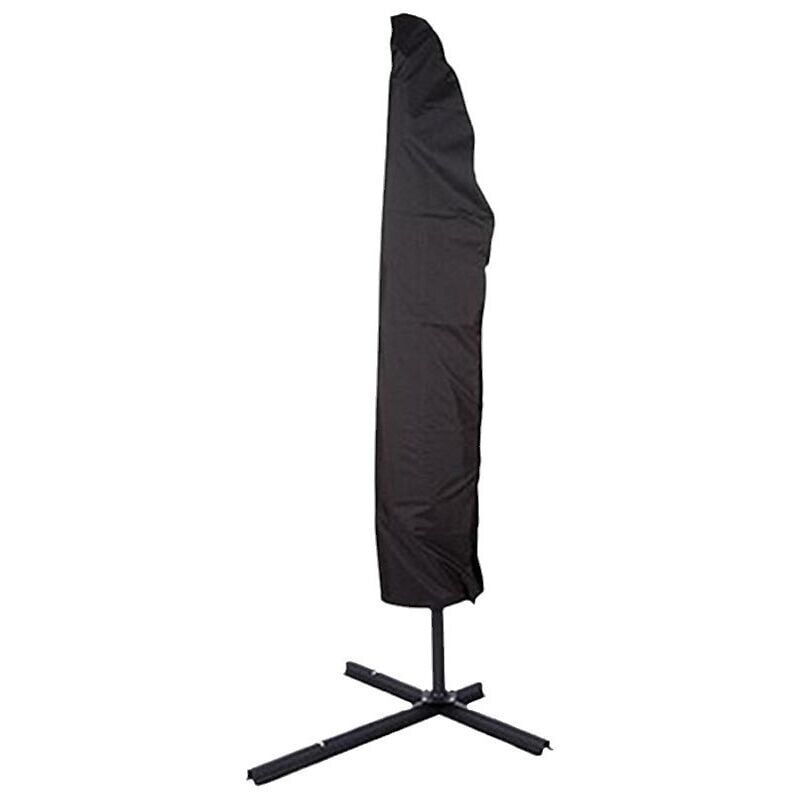 foto del prodotto grande ombrellone a sbalzo con palo telescopico, impermeabile e anti uv per giardino.