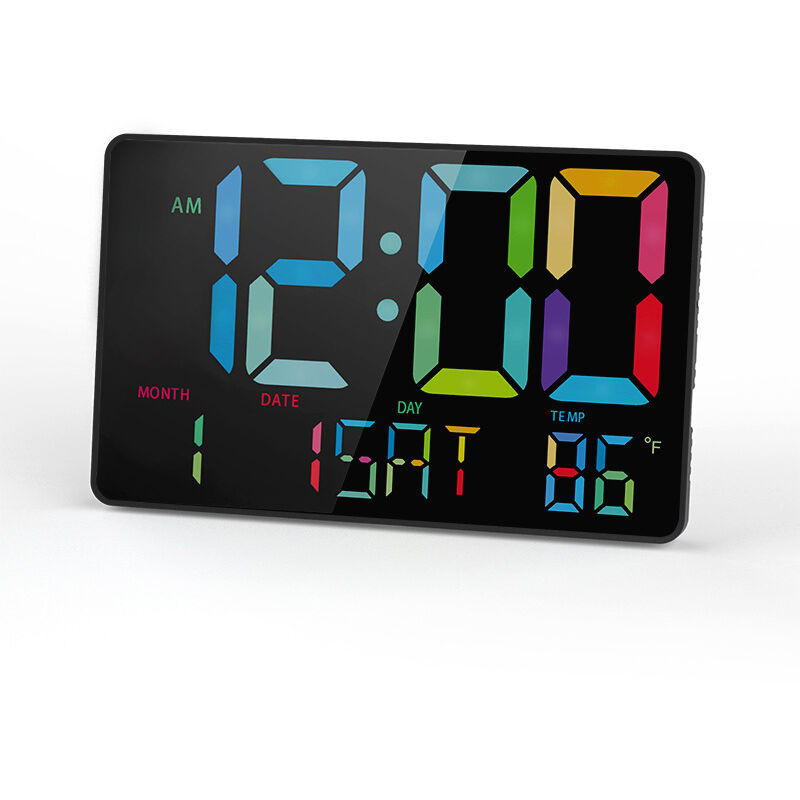 immagine 0 del prodotto grande orologio da parete digitale, orologio calendario digitale con telecomando, orologio digitale a led luminosit regolabile