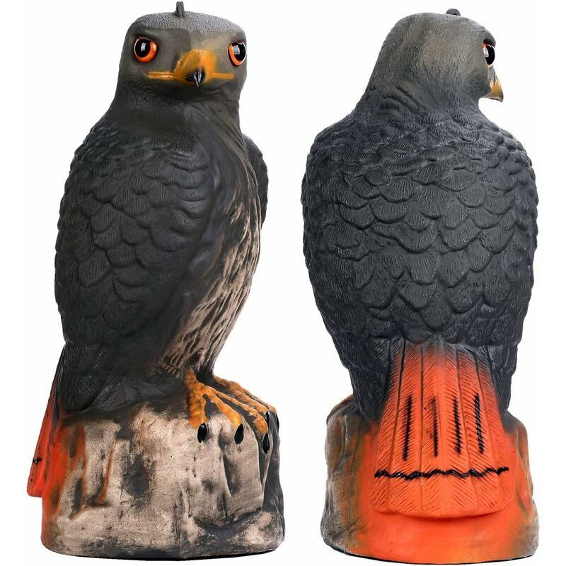 foto del prodotto grande realistico falco aquila spaventapasseri giardino uccello repeller anti piccione decorazione spaventapasseri uccelli repeller piccione