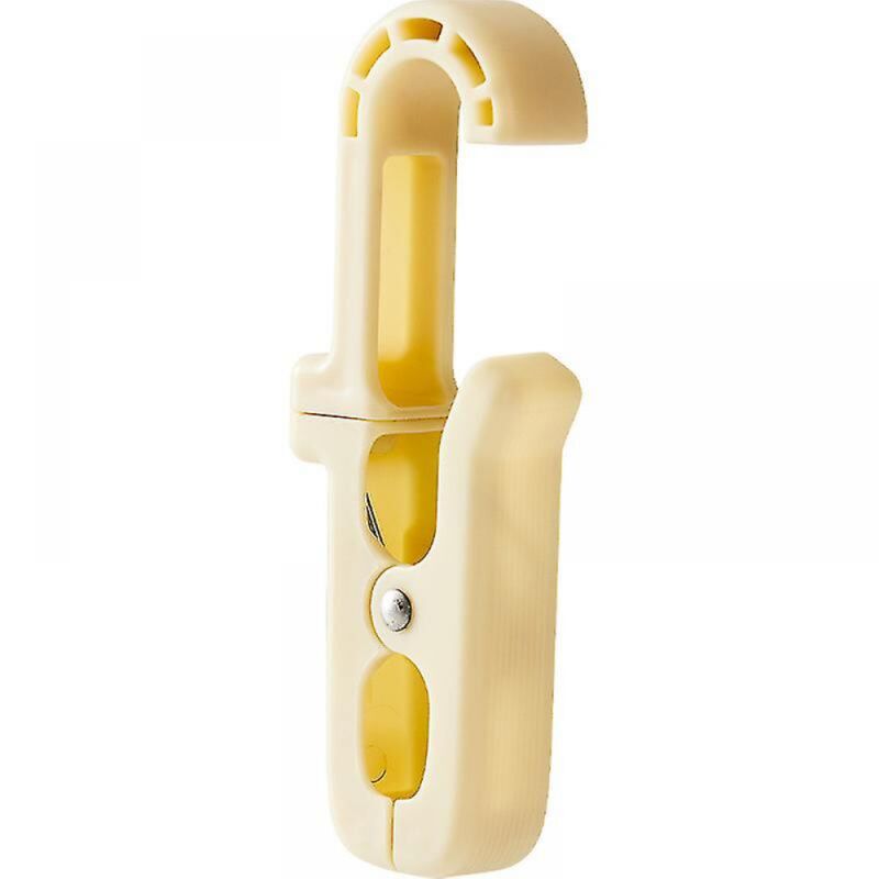 foto del prodotto grandi ganci per abiti con clip rotanti, robuste mollette in plastica, stendibiancheria per calzini, reggiseni, asciugamani per casa, bagno, cucina,