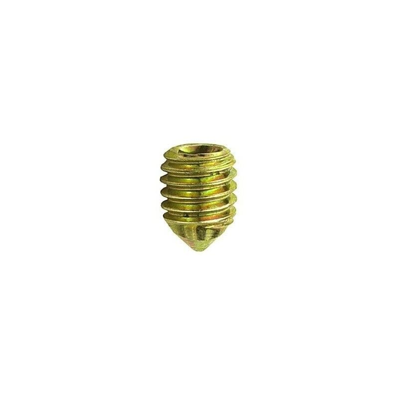 foto del prodotto grani per fissaggio maniglia m5 x 8 mm. in ferro zincato giallo 10 pz.