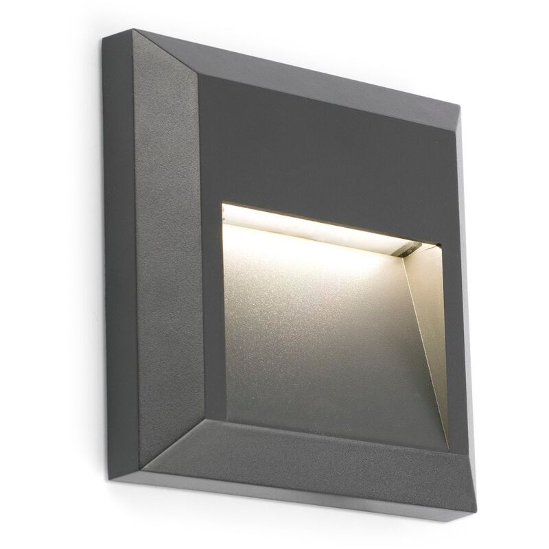 foto del prodotto grant c parete grigio scuro led 3000k marca faro