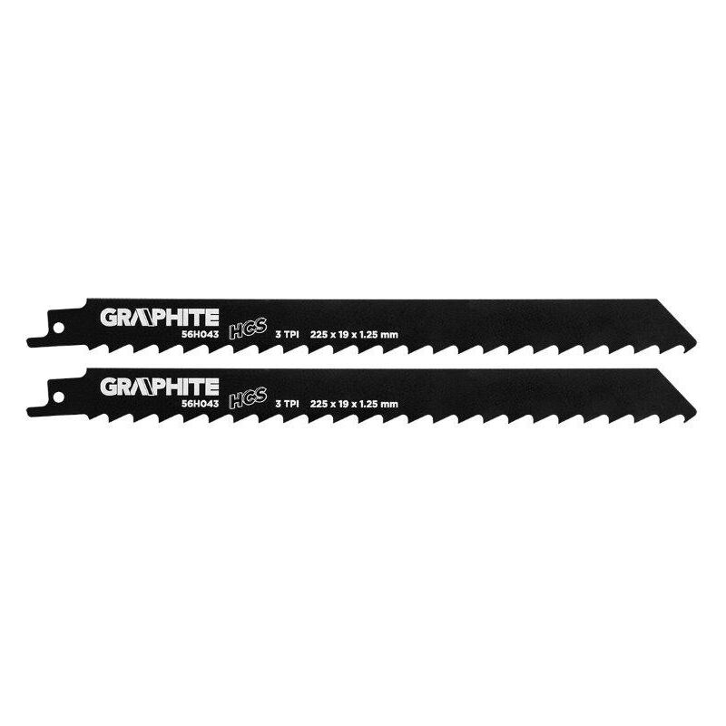 foto del prodotto graphite lame per sega a gattuccio, hcs, set 2 pezzi