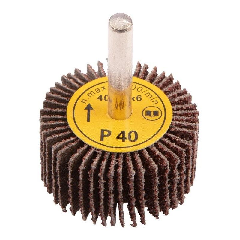 foto del prodotto graphite ruota lamellare levigante 40 x 20 mm, k40