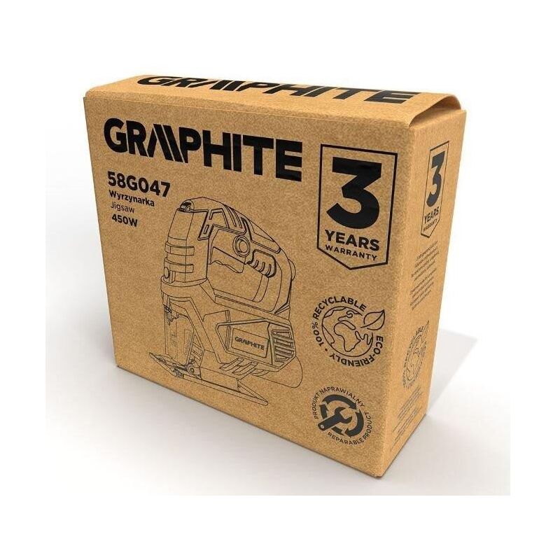 foto del prodotto graphite seghetto alternativo, 450 w, 0 3000 giri per minuto
