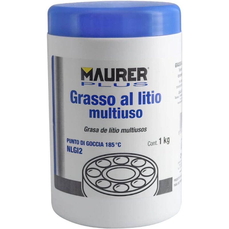 foto del prodotto grasso al litio multiuso plus in barattolo da 1 kg maurer