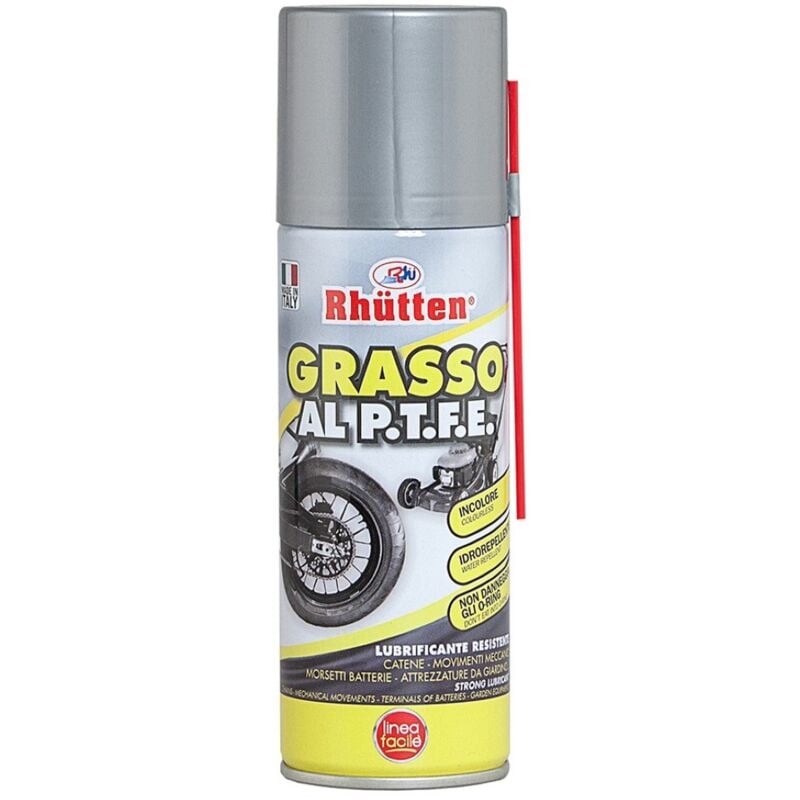 foto del prodotto grasso al p.t.f.e. lubrificante resistente 200 ml rhutten rhutten