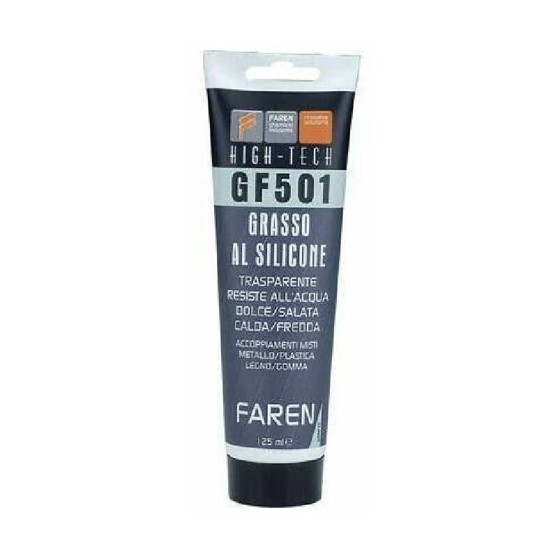 foto del prodotto grasso al silicone trasparente 125 ml