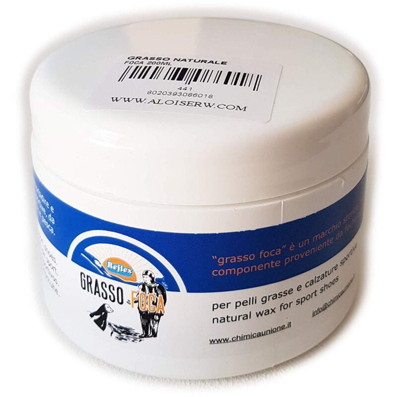foto del prodotto grasso foca grasso naturale per il trattamento di scarpe di pelle e cuoio, scegli il formato 200ml