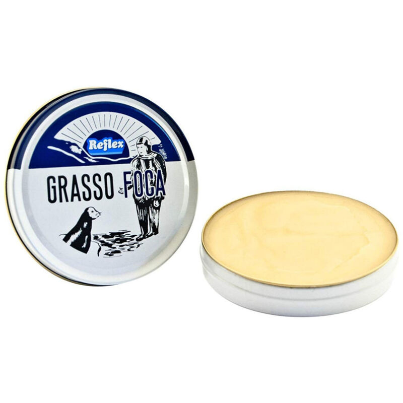 foto del prodotto grasso foca grasso naturale per il trattamento di scarpe di pelle e cuoio, scegli il formato 50ml