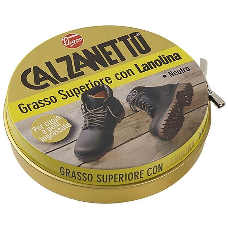 foto del prodotto grasso protettivo in pasta per scarpe 'calzanetto' ml 100 ebano 12 pz