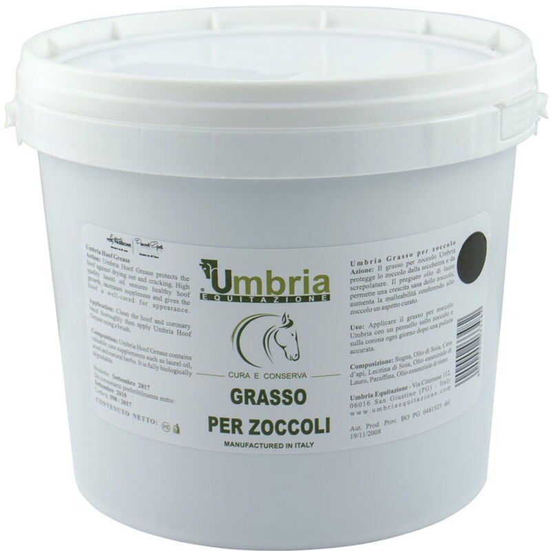 foto del prodotto grasso zoccoli giallo, verde o nero protegge da secchezza e screpolature 2,5 litri - giallo